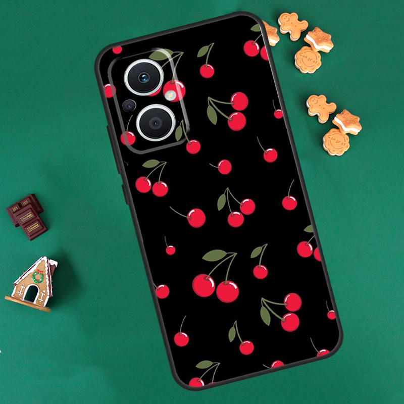 Черный розовый вишневый чехол для OPPO Reno 10 Pro 4Z 5Z 8T 4 5 6 7 8 Lite OPPO Find X6 Pro X3 X2 Neo X5 Lite Cover