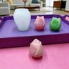 Силиконовая форма для подсвечника-тюльпана для DIY аромадиффузора и гипсовых сувениров.