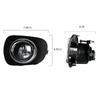 2 шт. Светодиодная противотуманная фара для Mitsubishi Montero/ Pajero Sport 2010-14/L200/Triton 2013-15 Комплект светодиодных дневных ходовых огней на передний бампер 12 В