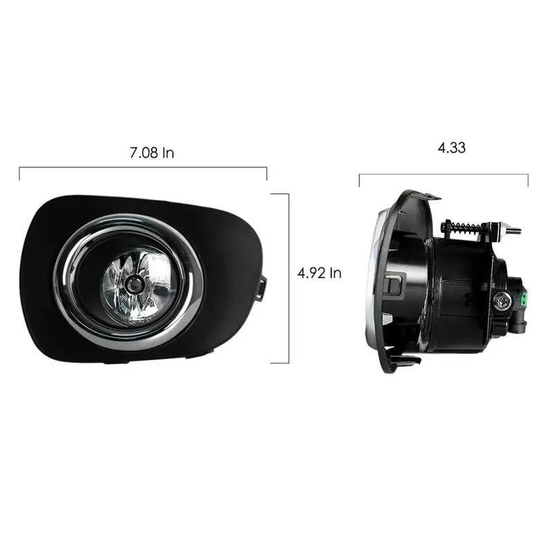 2 шт. Светодиодная противотуманная фара для Mitsubishi Montero/ Pajero Sport 2010-14/L200/Triton 2013-15 Комплект светодиодных дневных ходовых огней на передний бампер 12 В