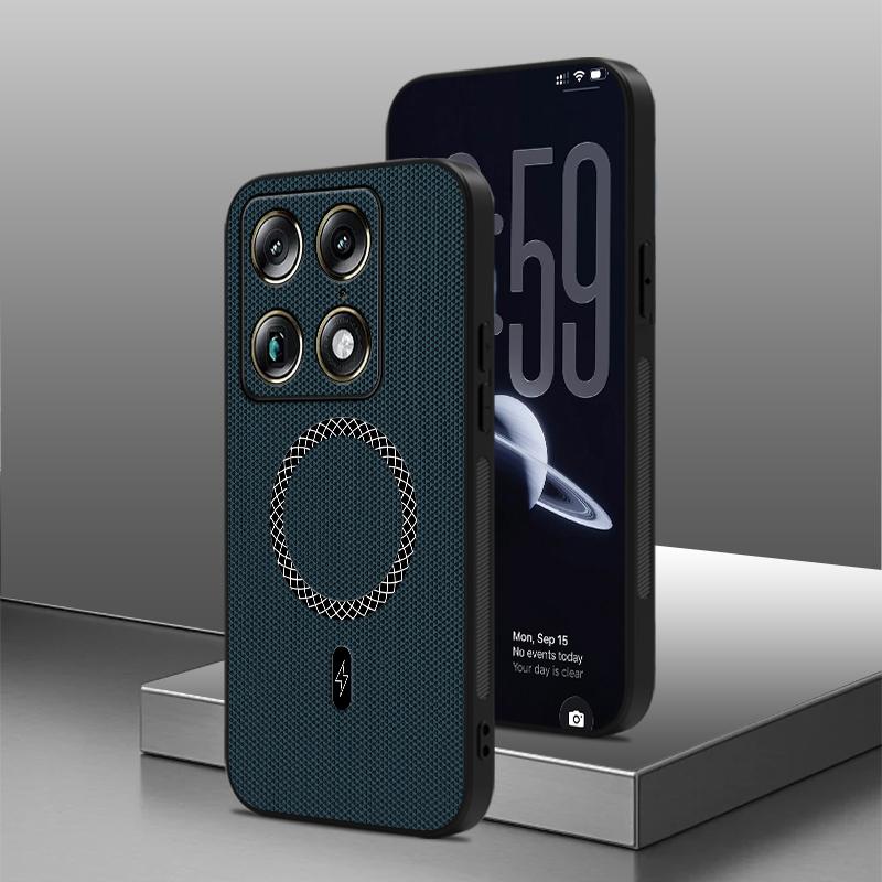 Роскошный кожаный чехол с поддержкой 3D Touch для Motor Signature 5G Edge 70 Ultra 60 Fusion + X70 Air Pro для Magsafe Ударопрочная крышка