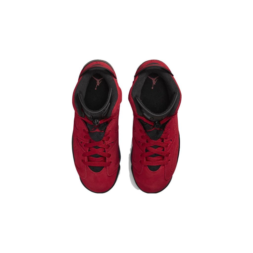 Air Jordan 6 Retro GS Детские Toro Bravo Varsity Red Black 384665-600
