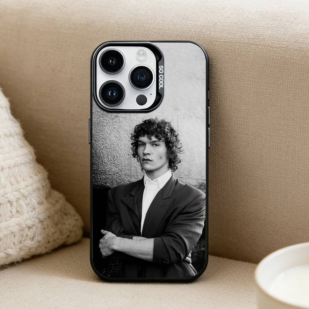 C-Connor S-Storrie Чехол для телефона для iPhone 17, 16, 15, 14, 13, 12 Pro Max Черный Конфетный Матовый Ударопрочный Чехол