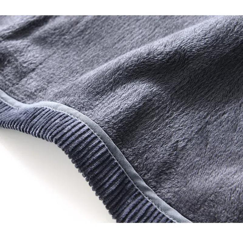Осеннее и зимнее теплое пальто, мужские пригородные британские костюмы и блейзеры, вельветовая флисовая куртка, однотонные утепленные куртки в простом стиле