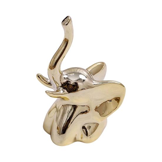 Прочная фигурка слона, очаровательная декоративная небьющаяся настольная мини-статуэтка кролика слона, украшение для дома