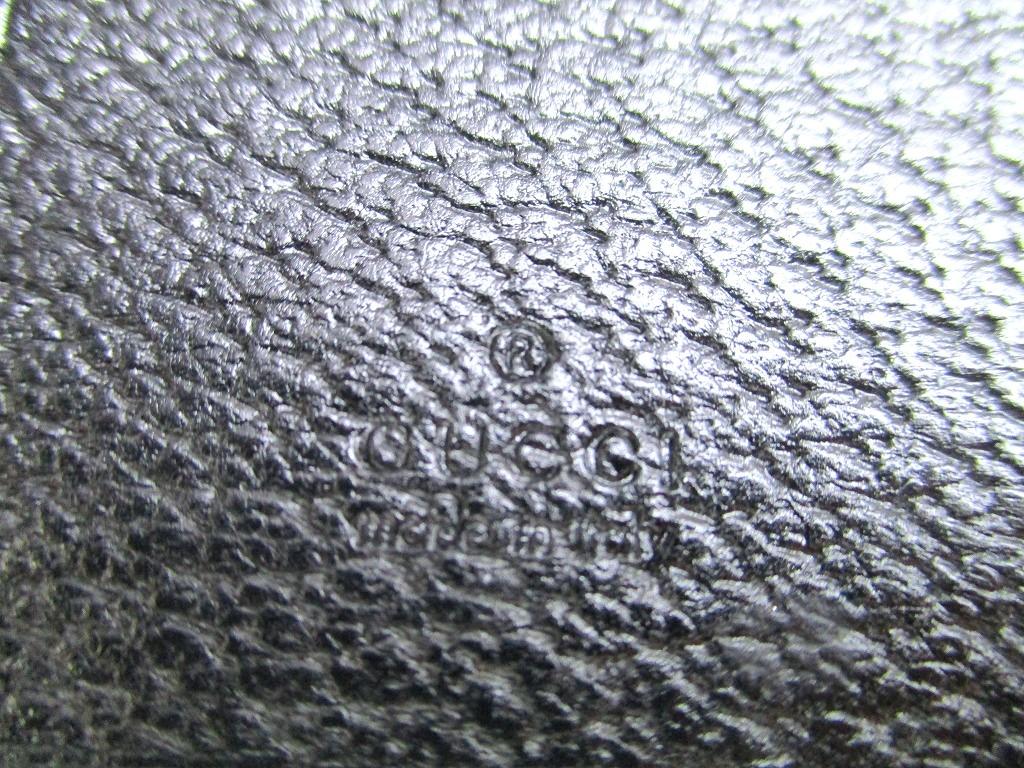 Оригинальный брелок GUCCI GG Black Canvas and Leather 6 Pics #a438 Восстановленный