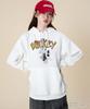 WEGO Unisex Disney Graphic Disney Size White Hoodie/Sweatshirt, Fall/Winter Casual, Gift, Men's, L,