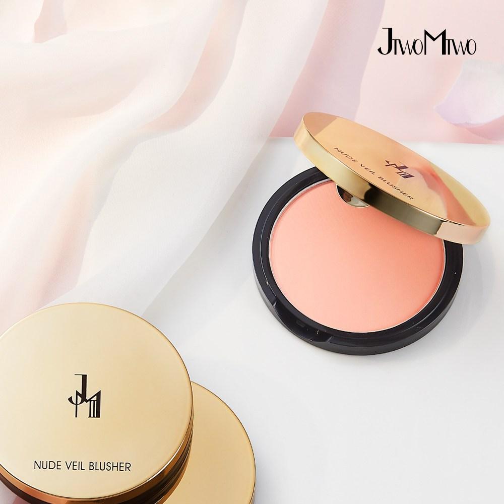 J2M2 Nude Veil Blusher #02 Orange Coral / Pastel Vibrant Watercolor Long Wearing, 02 Orange Coral, 1 шт.
