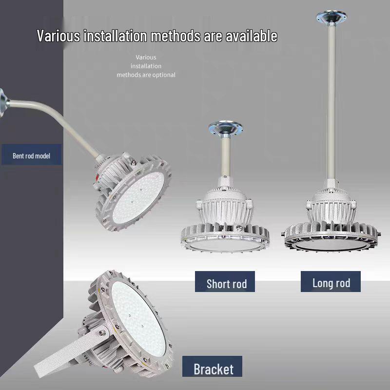 LED Explosion-Proof Light for Industrial & Mining: Round, Isolated Drive