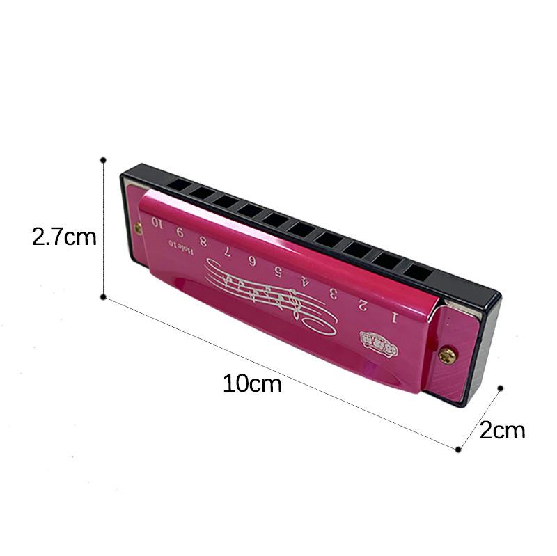 10-луночная титановая губная гармошка: Обучающая игрушка для начинающих для детей и взрослых