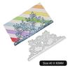 Snowflake Frame Metal Silvery Stencil Embossing Cutting Dies For Diy Scrapbooking Paper Album Cards Making