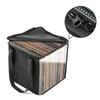 Vinyl Record Storage Case Dustproof Portable Storage Bag With Lid Handles For 12 Inch Vinyl Albums Books Pos Albums Storage