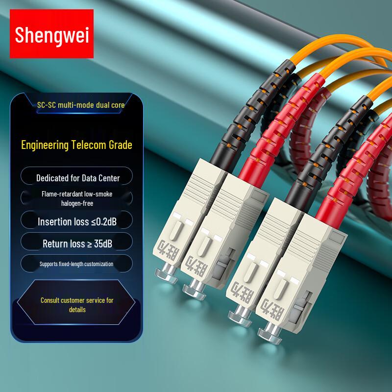 Shengwei Multimode Duplex Fiber Optic Patch Cable