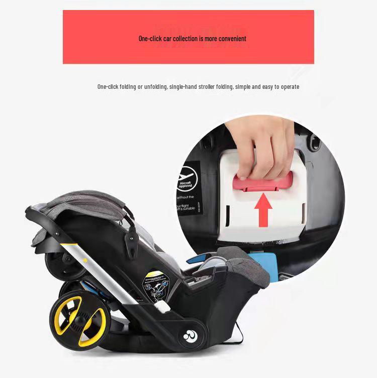4-in-1 Lightweight Baby Stroller and Car Seat