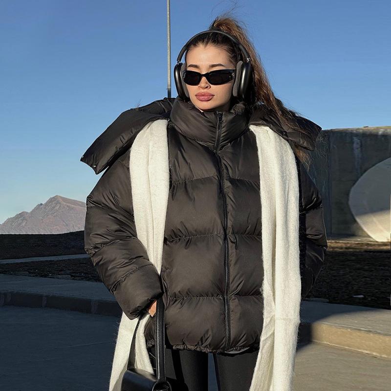 Tooxika Parker Cotton Jacket Women's Winter Warm Versatile Loose Cotton Jacket Thickened Coat