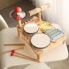 Children's Multifunctional Wooden Piano & Drum Music Table