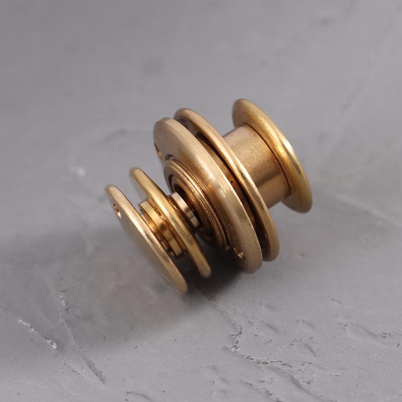 Brass Mortise Clip Buckles Lock Bag Briefcase Spring Lock Snap Decorative Clasps