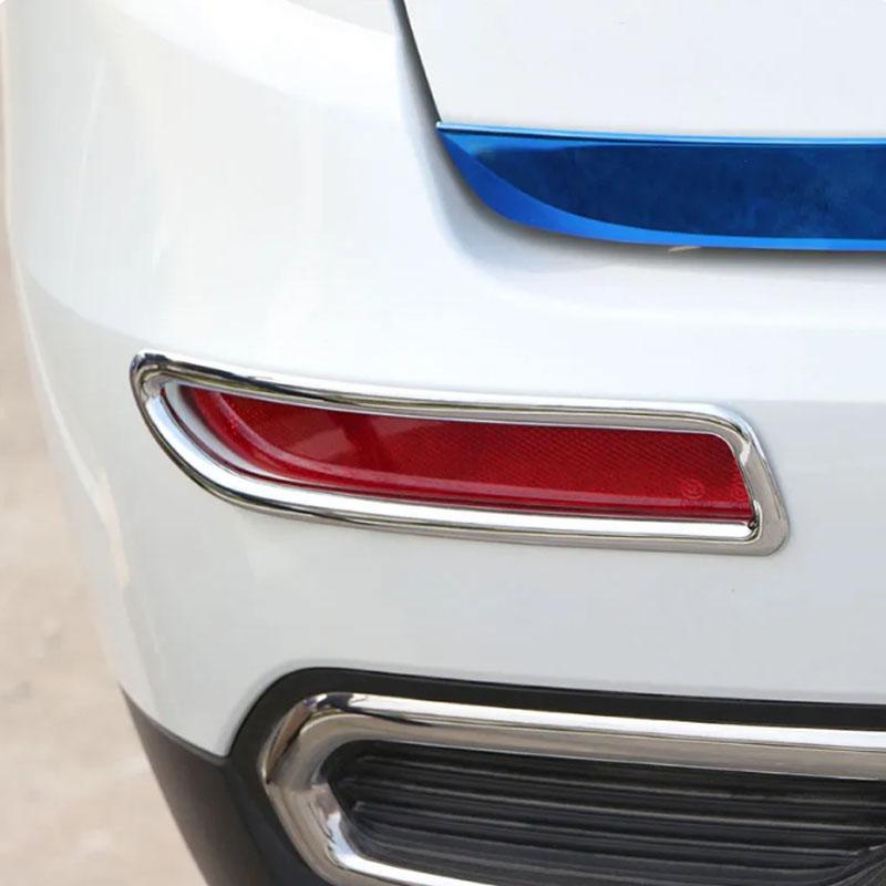 For Renault Koleos Samsung QM6 2016-Car Chrome Rear Tail Lights Protection Trim Rear Lamps Cover