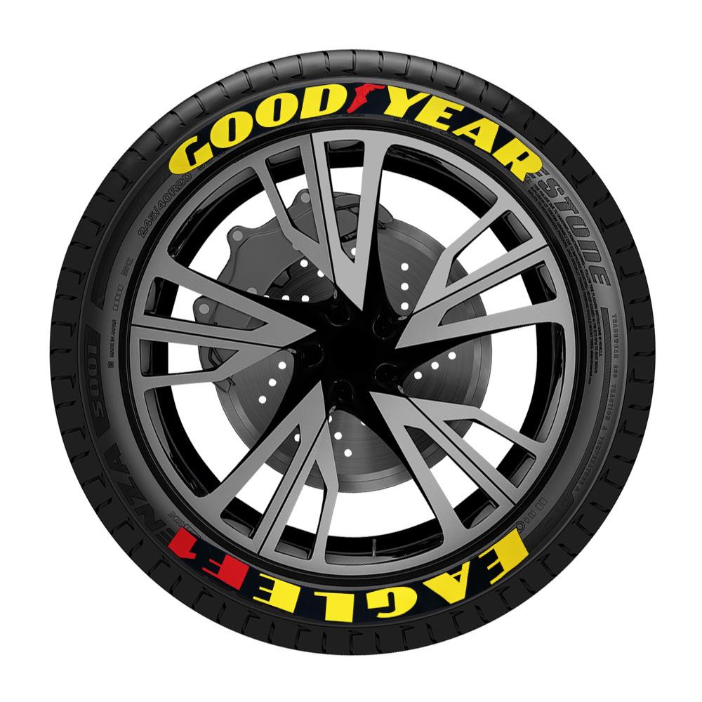 Цельная светоотражающая 3D ПВХ наклейка с буквами для шин - Персонализированная модификация автомобиля