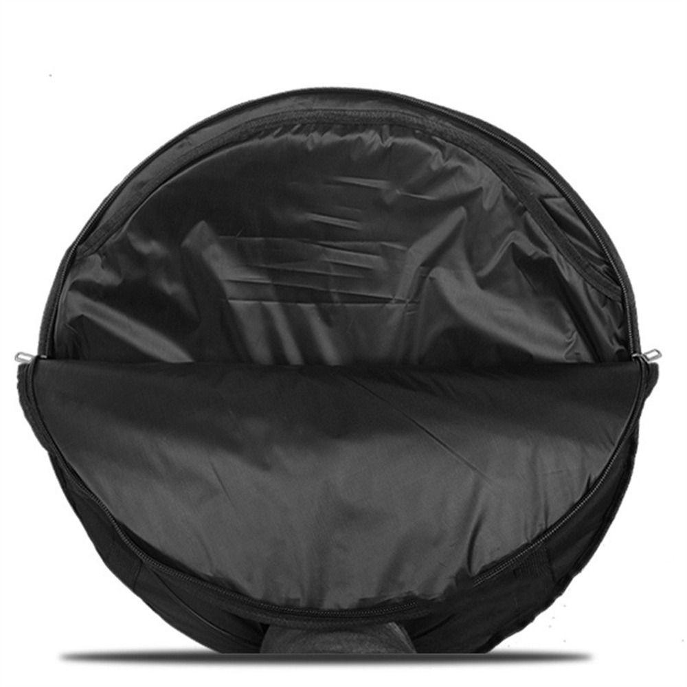 Double- Layer Cymbal Bag Carry Handle Cymbal Gig Bag Cymbal Storage Case Travel Container