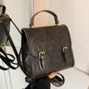 Премиальная текстура ретро портативная маленькая сумка женственный рюкзак большая вместимость сумка-мессенджер