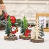 Поделки Декор Стола Рождественские Деревянные Украшения Творческий Рабочий Стол