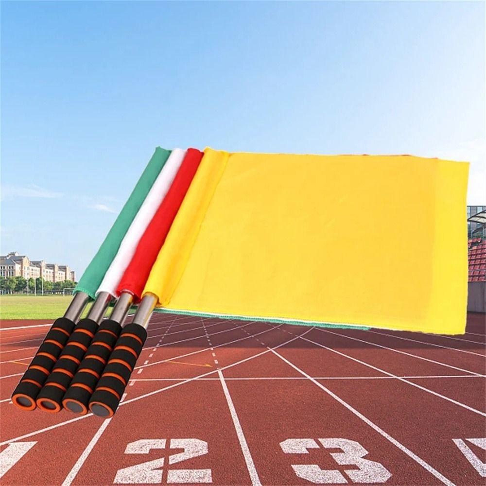 Сигнальные флажки для линейного судьи повышенной видимости, привлекательный сигнальный флажок для соревнований, флажок для регулирования дорожного движения