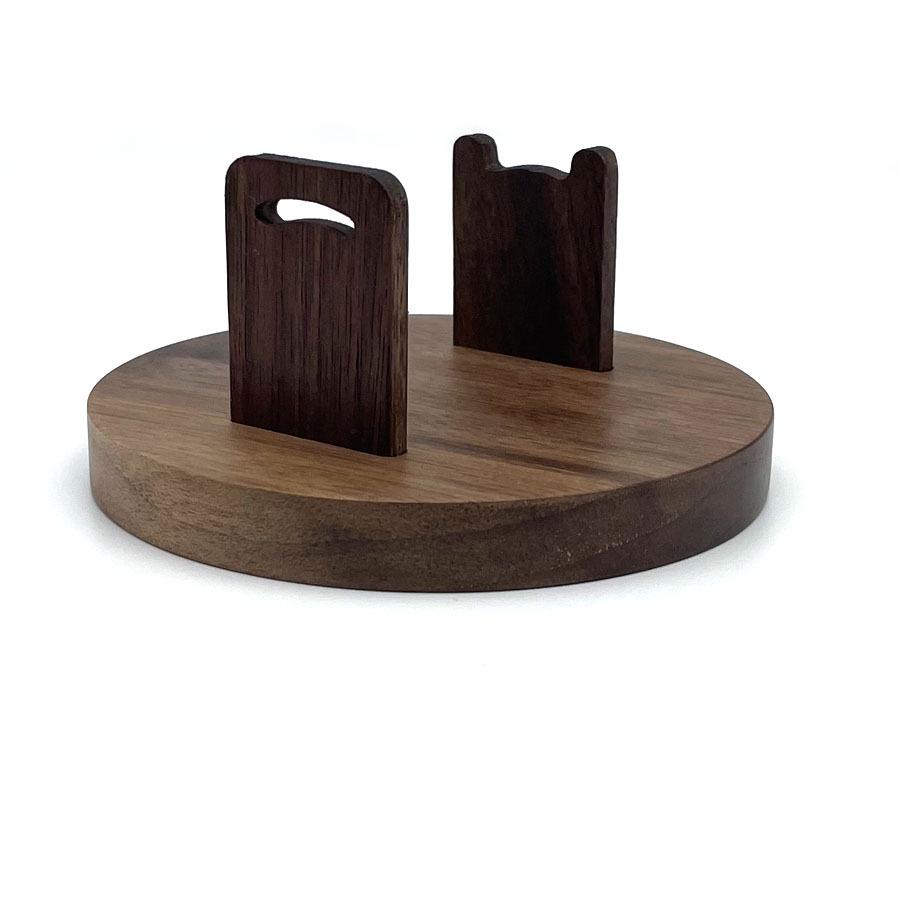 Walnut Wood Display Cabinet for Fishing Tackle: Baitcasting, Electric, and Fishing Reels