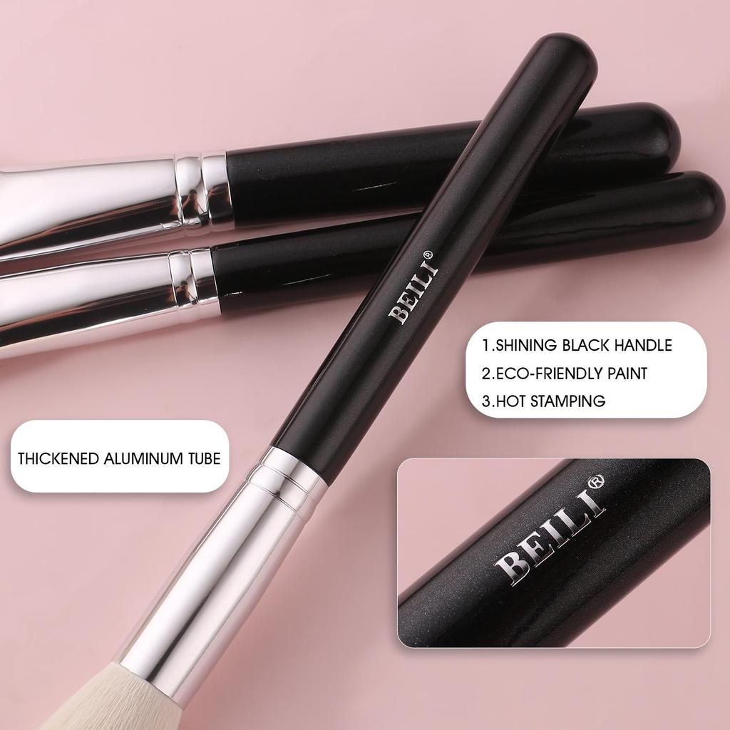 BEILI 10 шт., кисти для макияжа, пудра, тональный крем, консилер, растушевка теней для век, набор кистей для макияжа, pinceaux de maquillage