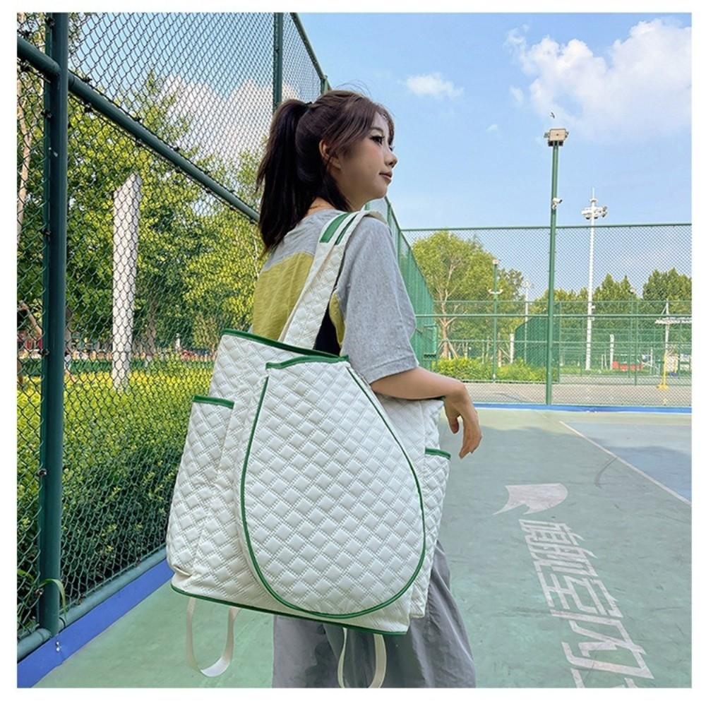 Lightweight Tennis Tote Bag Quilted Pickleball Racquet Bags Premium Tennis Bag for Women Men