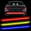Светоотражающая наклейка на заднюю полосу автомобиля, наклейка на багажник, на задний бампер, предупреждающая наклейка на случай столкновения, аксессуары для стайлинга автомобилей