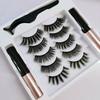 1 Set Magnetic Eyelashes with Eyeliner Tweezer Natural Looking Magnetic Fake Lashes with Applicator Tool Women Girls Eye Makeup Tools