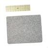 Felt Ironing Pad for Quilting And Cutting Projects with Iron Ruler