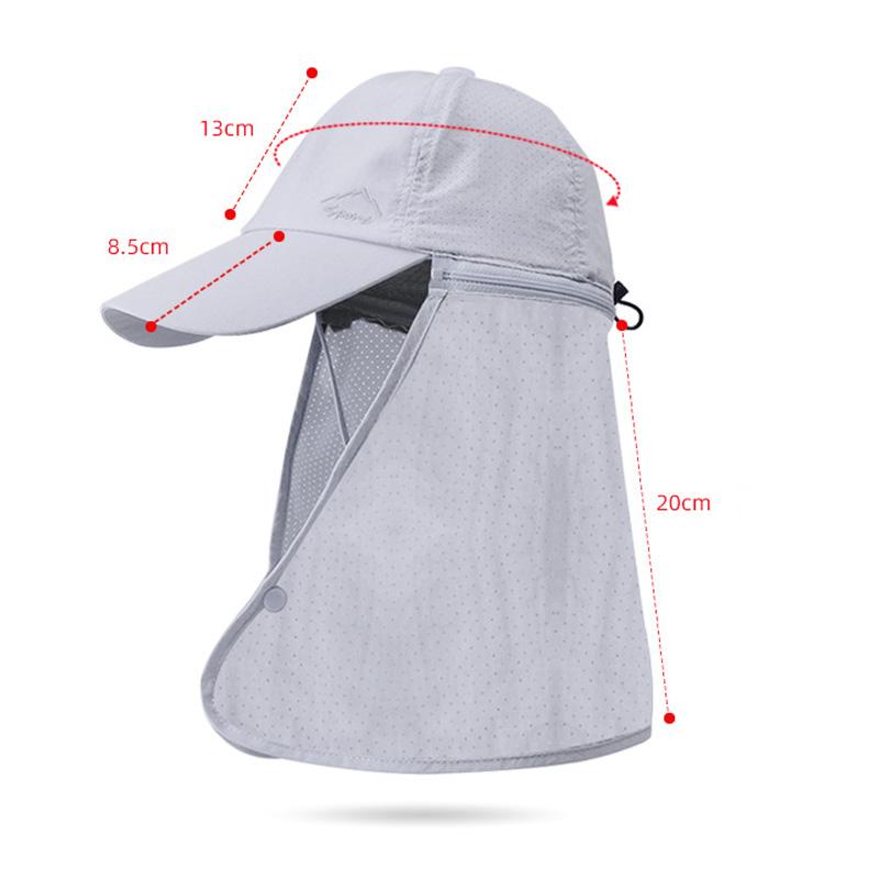 Кепка для рыбалки на открытом воздухе, летняя быстросохнущая кепка с защитой от ультрафиолета, рыбацкая кепка, мужская панама, съемная шляпа от солнца, шарф, панамская шляпа, альпинистская анти-УФ-кепка