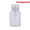 Manicure Liquid 60mL Clean Acetone Pump Dispenser Container Nail Polish Remover Empty Bottle