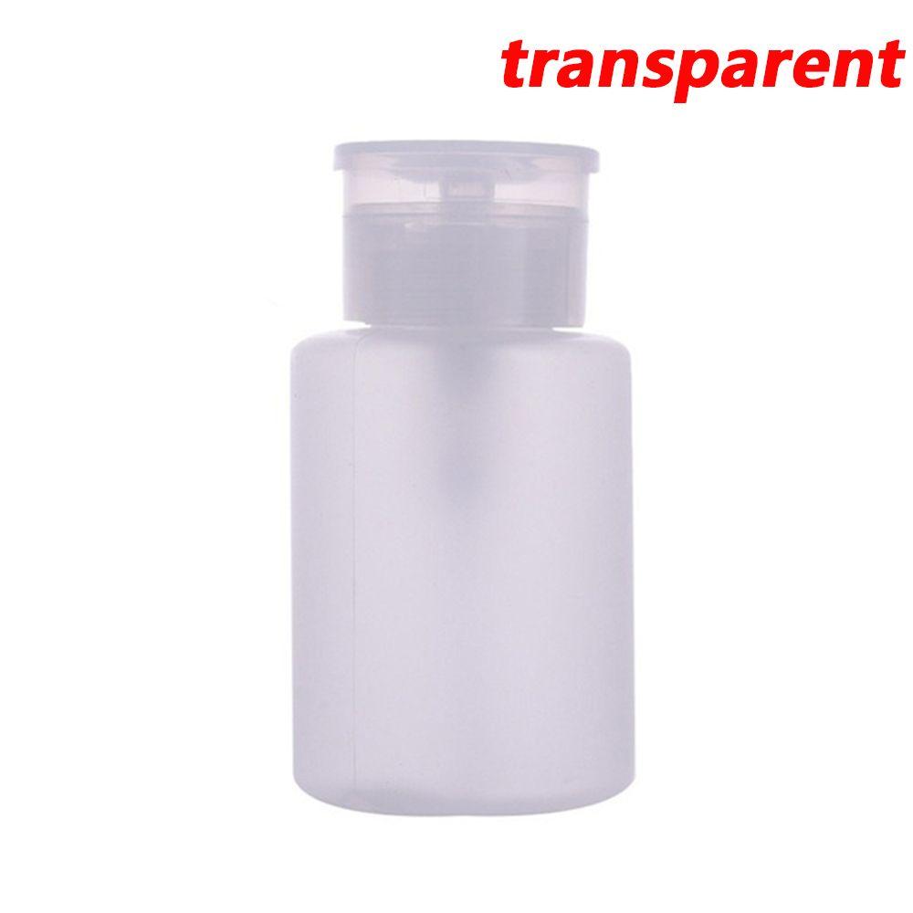 Manicure Liquid 60mL Clean Acetone Pump Dispenser Container Nail Polish Remover Empty Bottle