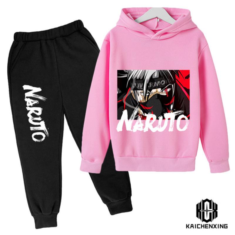 Мужская одежда, модный костюм Наруто для родителей и детей, мужской костюм с капюшоном, милая спортивная уличная спортивная одежда, мужская крутая, необходимая вещь