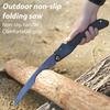 Outdoor Hand Saw Sharp Teeth Camping Backpacking Hiking Mini Folding Hacksaw Portable Woodworking Handheld Saw Wood Cutting Tools