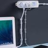 Data Cable Fixing Clamp Self Adhesive Wire Manager Usb Charger Cord Organizer Telephone Line Winder Retainer Clip Cable