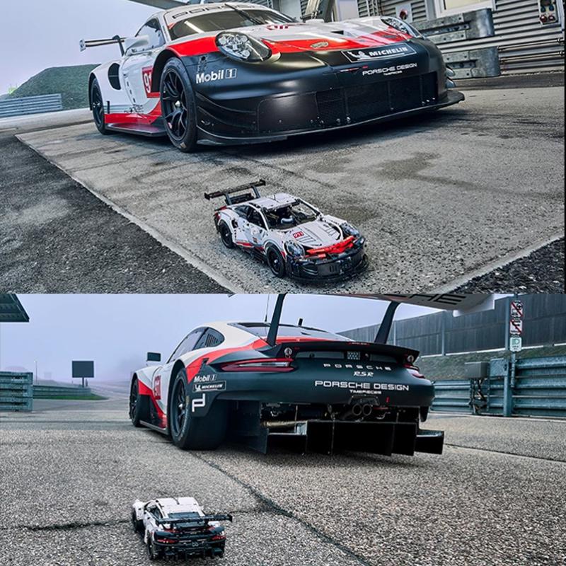 Высокотехнологичная модель 1314 шт. 1/14, супер гоночный автомобиль, строительный блок, откатной MOC, автомобильный кирпич, детская строительная игрушка