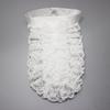 Victorians Colonial Ruffle Lace Jabot False Collar Necktie Steampunk Medieval Costume Shirt Front Detachable Neck Collar