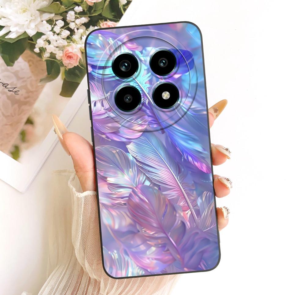 Daisy Bow Pattern Butterfly Flower Cherry Back Cover For Realme 13 Pro Pro+  Phone Case Soft Silicone Casing On Realme P1 Speed