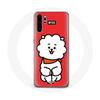 Case for Huawei P30 BTS Bangtan Boys BT21 RJ Jin Red Background