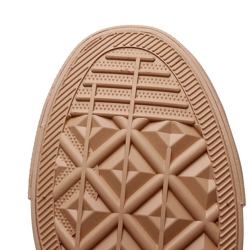 Новые туфли цвета молочного чая, повседневные корейские классические туфли на шнуровке из ткани для мужчин и женщин, кроссовки из вулканизированной резиновой подошвы