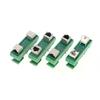 Терминальный адаптер RJ45 Cat5e Cat6 Плата-адаптер Сетевой порт Аксессуары для установки на DIN-рейку 35 мм