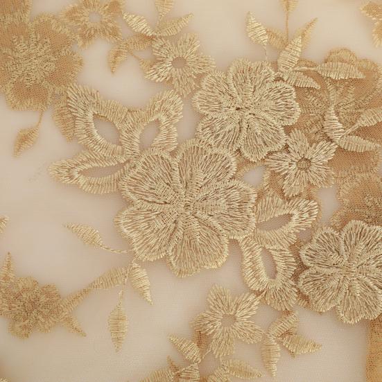 Lady Petticoats Plus Size O-neck High-Waist Plus Size Midi Dress Embroidery Lace 3/4 Sleeve Lady Evening Dress Female Clothing