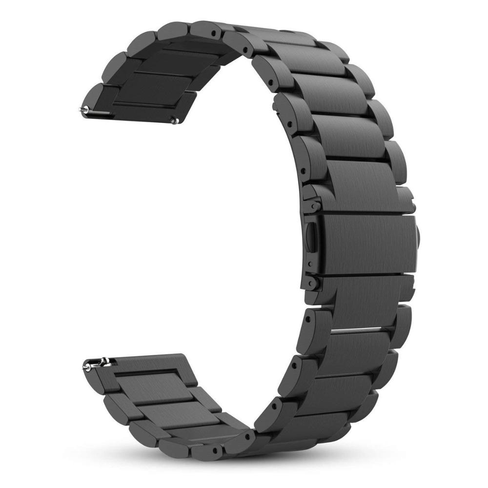 20 мм/22 мм ремешок Для Amazfit GTS/2/3/4/2e/GTS2 Mini/GTR2/2e/stratos/3/4/47 браслет для часов из нержавеющей стали correa Amazfit bip ремешок