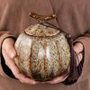 Kiln Change Ceramic Tea Caddy Food Storage Jar Sealed Jars Tea Box Tea Containers Storage Tank Candy Jar Home Organizer Teas Can