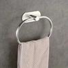 Rustproof Towel Ring Hook Wall Mounted Self-adhesive Towel Holder  Bathroom Hardware Accessories