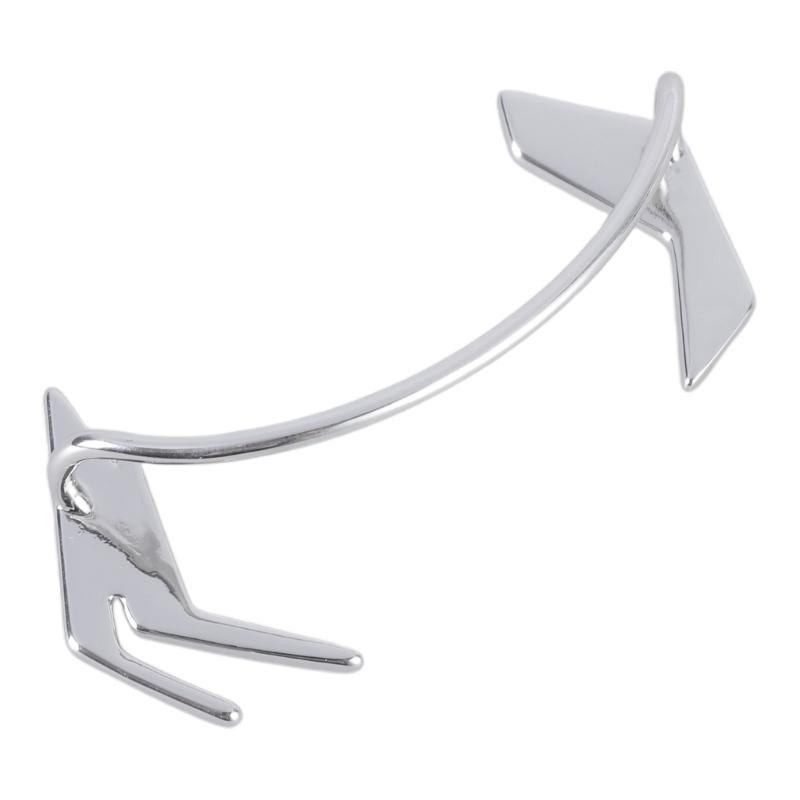 Унисекс Серьги-клипсы серебристого цвета Уникальные футуристические украшения для ушей Украшения-крючки для ушей в виде скелета для трендсеттеров Y2K